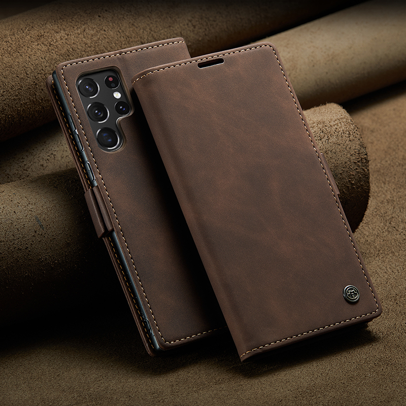 Suitable for Samsung S22 Phone Case with Magnetic Card Slot, S22+ Full Edge Protection, Anti-Drop Galaxy S22 Ultra Protective Case, Sm-S9010 Flip Leather Case, Retro S22 Business Creative Cover Suitable for Samsung S22 Phone Case with Magnetic Card Slot, S22+ Full Edge Protection, Anti-Drop Galaxy S22 Ultra Protective Case, Sm-S9010 Flip Leather Case, Retro S22 Business Creative Cover