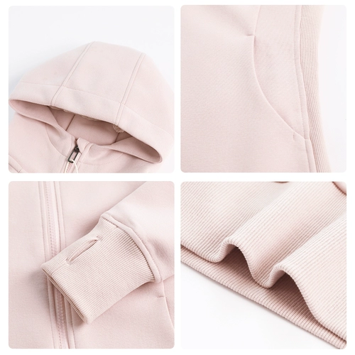 Демисезонная розовая осенняя куртка, приталенный корсет, толстовка с капюшоном, кардиган для йоги, облегающий крой