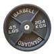 Dumbbell Plates, Barbell Small Hole Electroplated Silver Kais Plates, Black Base with Red Lettering, Weight Plates for Fitness and Home Exercise Accessories