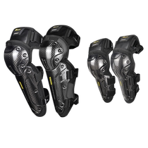 OnesAgain motorcycle carbon fiber protective gear knee pads and elbow pads four-piece set mens CE2 protective anti-fall female leggings