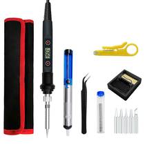 Adjustable digital display electric constant temperature 80W soldering iron electronic repair tool soldering tool soldering pen home set