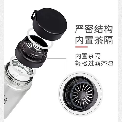 Высокая стоимость студенческой чашки водяной чашки пластиковой двойной крышки проста