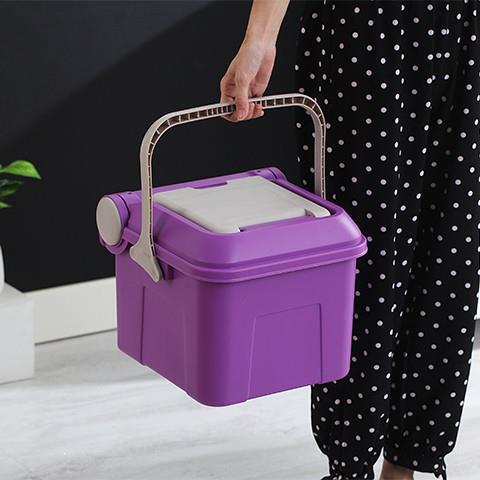 Multifunctional Hand-Pressed Mop Bucket Set, Detachable Automatic Rotating Mop, Household Cleaning Folding Mop Bucket, Thickened