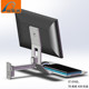 Baishijie Industrial Monitor Stand St-076D, Made of Aviation Aluminum, with Universal Rotation and Height Adjustment, as Stable as a Manufacturer's Product