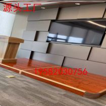 Curved school mobile platform school teaching platform semicircle small stage conference room dance kindergarten podium