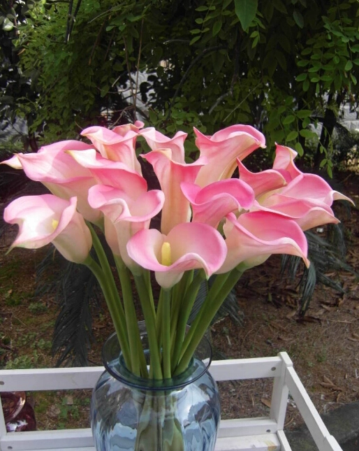 [Bana Flower] New PU cảm thấy calla Lily mô phỏng calla Lily Calla Lily hoa cưới hoa trang trí phòng khách hoa cây giả trang trí nội thất bình hoa hồng giả đẹp