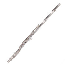 Jike Qu Lie 17-key hole embossed French keys silver tube body C key flute plus E key B tail G4RBES series