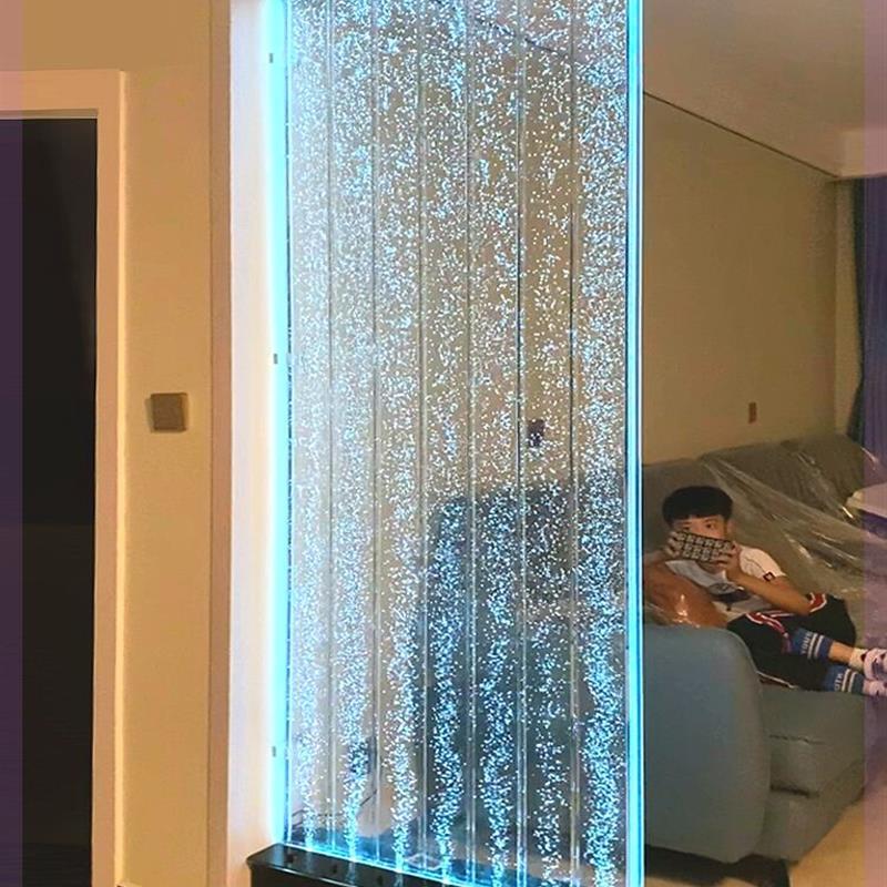 New Trendy Water Curtain Wall Partition for Entryway, Water Bubble Screen Partition for Living Room, Bathroom, and Office New Trendy Water Curtain Wall Partition for Entryway, Water Bubble Screen Partition for Living Room, Bathroom, and Office