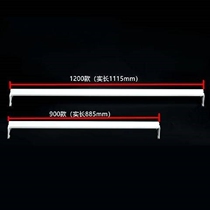 10 supermarket shelf hooks for hanging snacks Supermarket shelf display rack double line hook cross beam accessories square tube