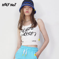 H5LY NO7 hot girl sleeveless inner top with letter print camisole for women to wear outside