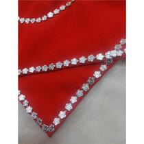 Two-person handkerchief dance octagonal scarf thickening grade examination skills adult vertical heart-cut steel ring Northeast Yangshu singer silk flower