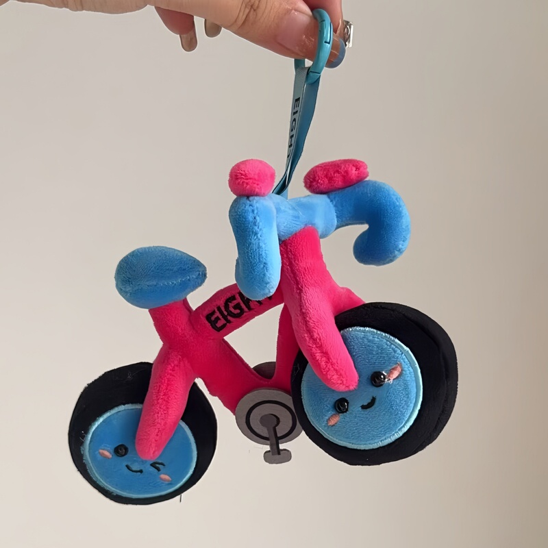 Authentic Bicycle Plush Pendant Keychain Cycling Sports Doll Creative Trendy Toy Gift 4kg Eight