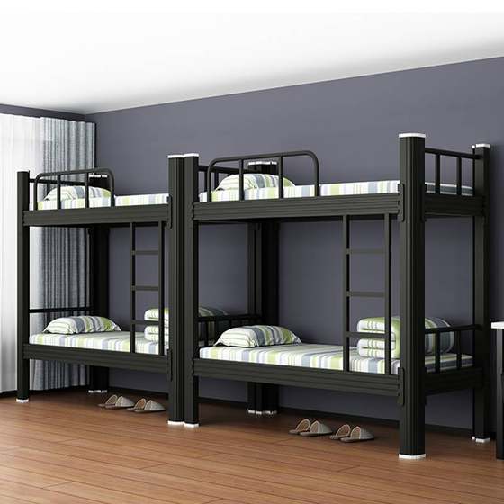 Tianshui시 두꺼운 이층 철 침대 높고 낮은 침대 직원 기숙사 이층 침대 학교 기숙사 강철 침대 프로필