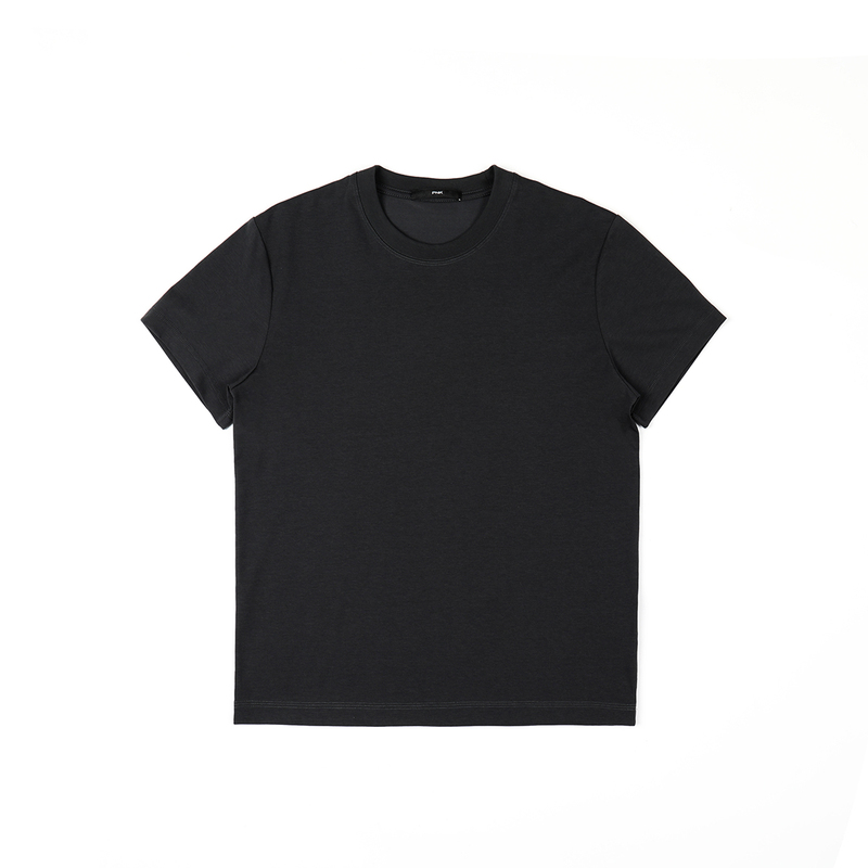 Pnk Machine Washable Wool Tencel Modal Short-Sleeve Regular Fit/Loose Fit Anti-Deformation Crew Neck T-Shirt Pnk Machine Washable Wool Tencel Modal Short-Sleeve Regular Fit/Loose Fit Anti-Deformation Crew Neck T-Shirt