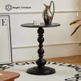 Анджело ретро края диван гостиной балкон легкие роскошные маленькие кофейные столики творческий прикроватный шкаф Уголка несколько Железного Арта Маленький Круглый Стол
