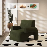 Темно -зеленая [ягненка кава] подушка [случайный цвет]