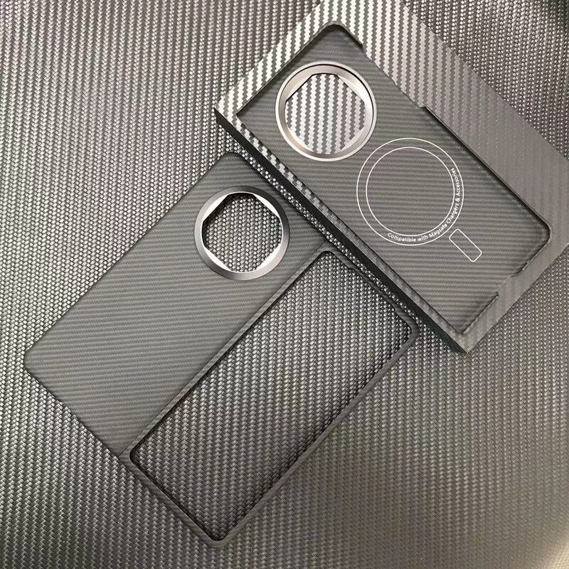 Huawei Matex5 Mobile Phone Case Kevlar Aramid Fiber X 50% off Stacked Fine-Grained Mobile Phone Case with Metal Frame and Magnetic Attraction