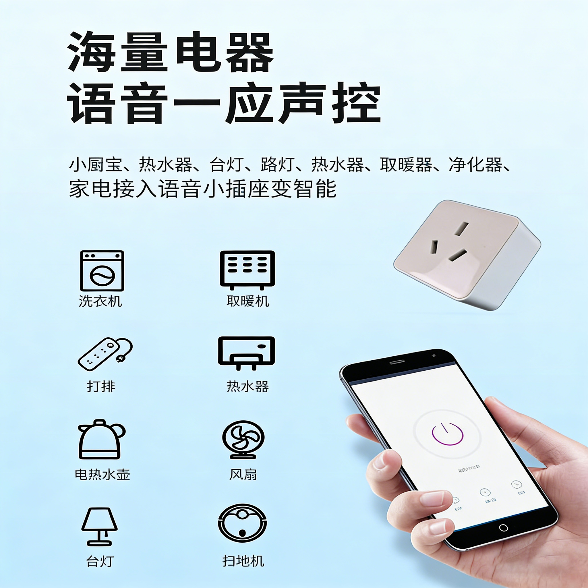 Tuya Wifi Smart Socket Remote Control Power Statistics Timer Switch Water Heater Air Conditioner Electric Kettle Plug