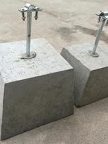 Cement lightning protection pier round steel bracket lightning protection project lightning protection trapezoidal project roof roof spot not outdoor