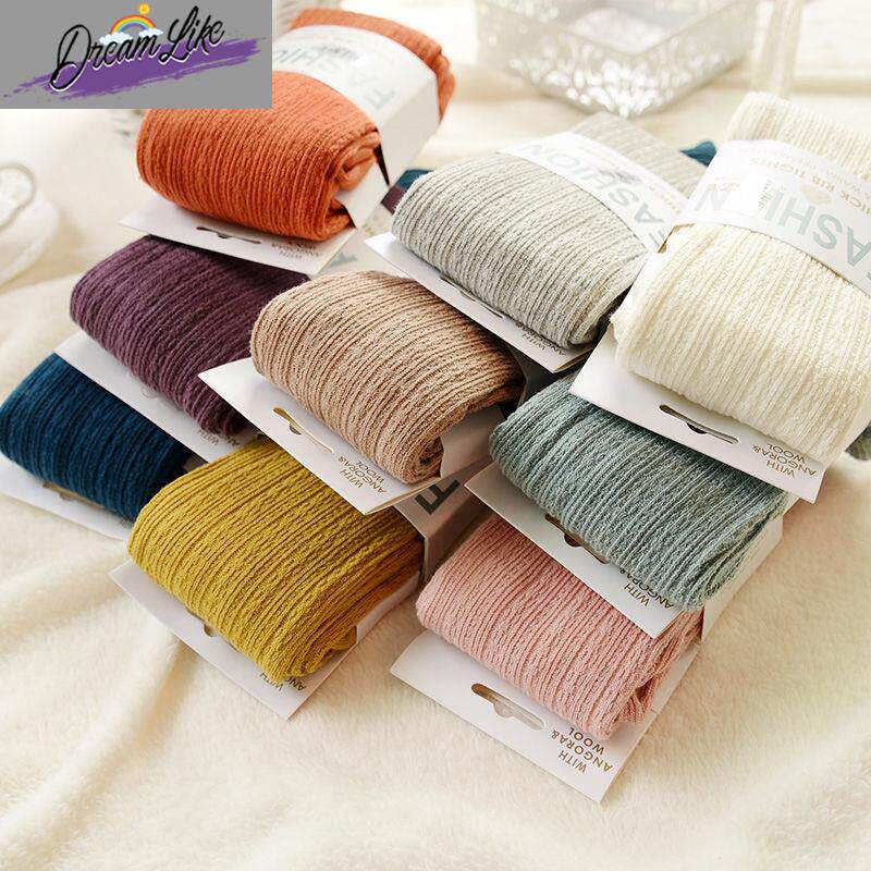 Spring Autumn Winter Day Department Knit Hemp Flowers pantyhose cotton Thickened display slim vertical stripe 90% stepped foot female hit bottom sock pants-Taobao