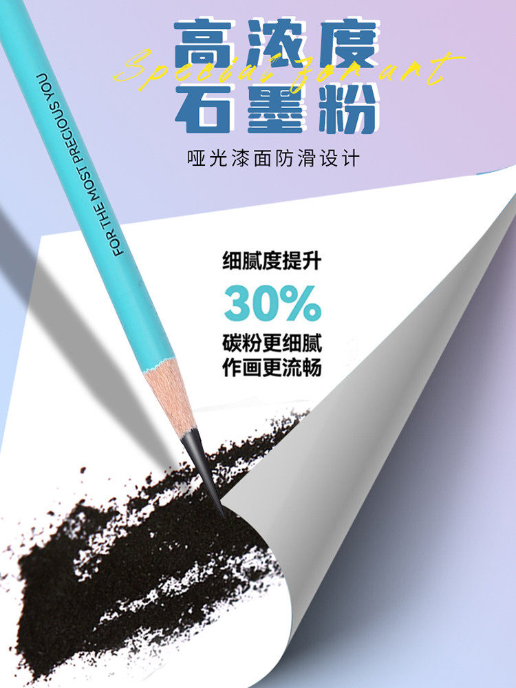 Rui Meng Special Sketching Soft Charcoal Pencil Set for Sketching Exams, Drawing Linear Lines and Shading, Charcoal Pencil for Beginners, Art Students, Portrait and Still Life Exams, Professional Sketching Tool Set 237 Art Exam Pencils