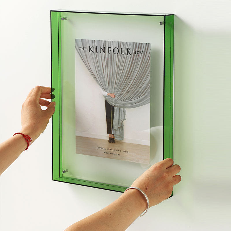 Acrylic Double-Sided Transparent Photo Frame Display Stand A3A4A5 Photo Mounting Calligraphy Frame Poster DIY Calligraphy Display Stand