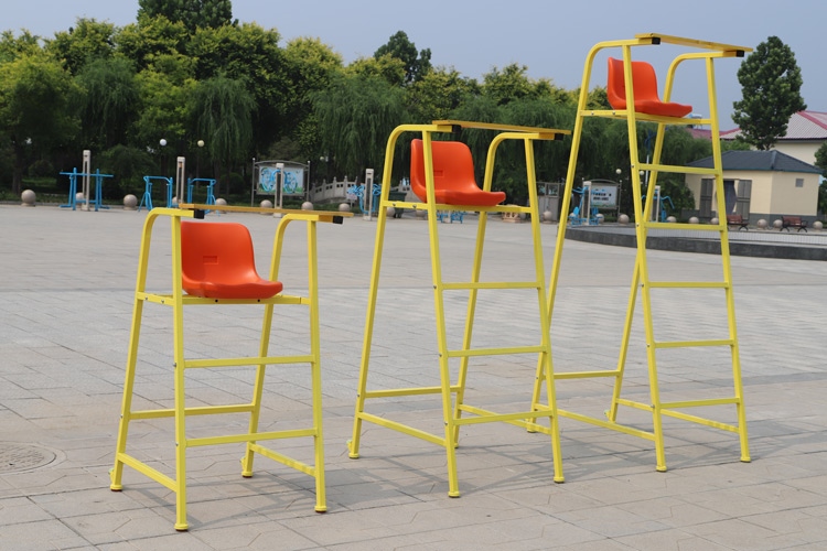O Pibadminton Referee Chair Tennis Referee Chair Volleyball Match Referee Chair Swimming Pool Lifesaving Removable-Taobao