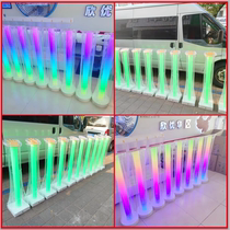 Acrylic palm starting props opening celebration handprint starting lamp column event ceremony column lighting column customization