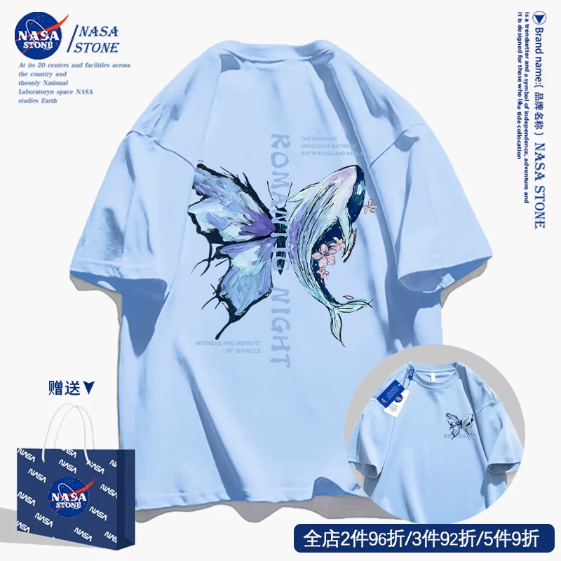 Летняя модная хлопковая футболка с коротким рукавом, с коротким рукавом, oversize, для подростков
