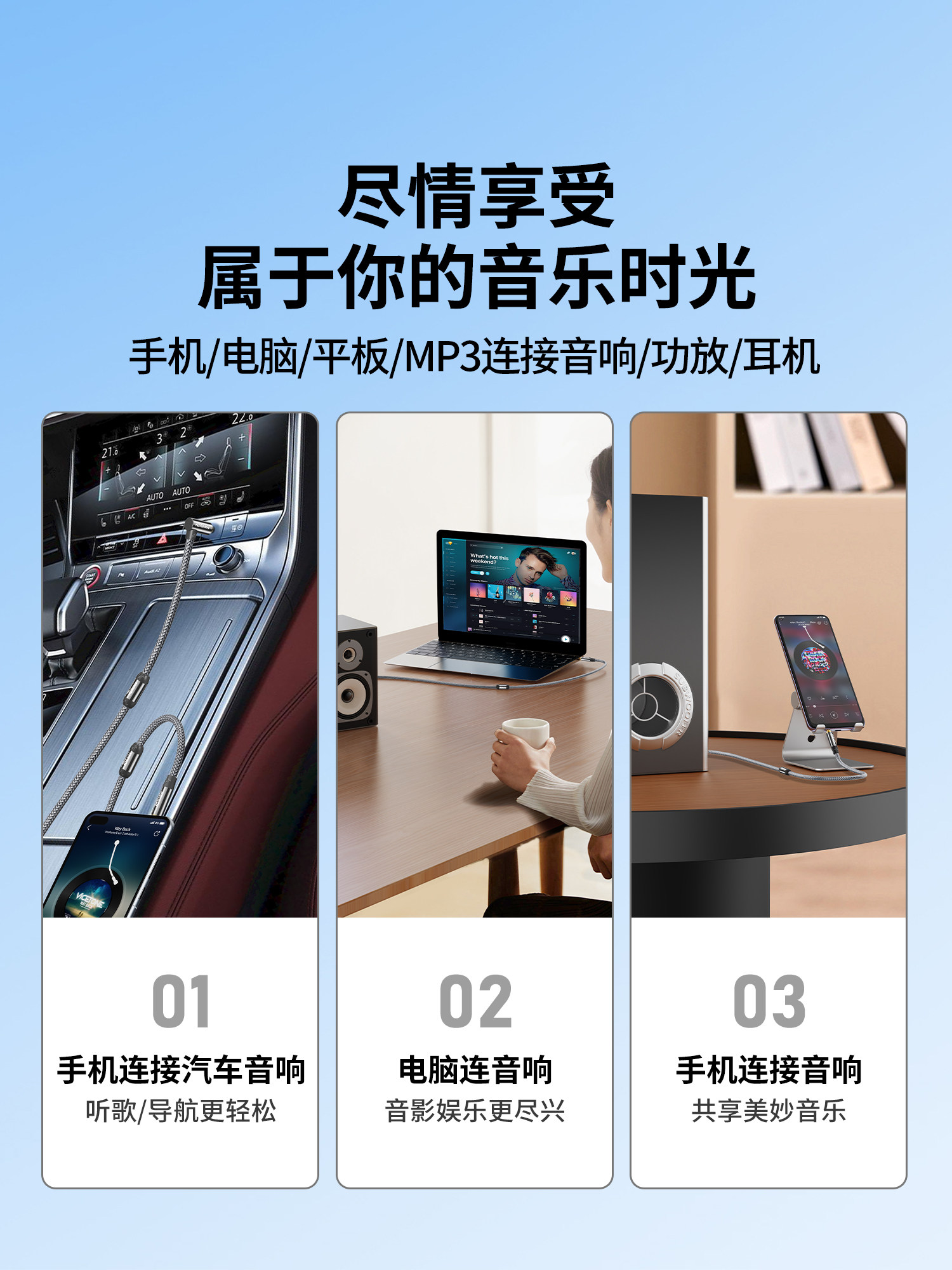 Rexon Aux Audio Cable Elbow Connector for Car Audio Speakers 3.5mm Computer Phone Output Adapter for Car Use, Noise Reduction Player, Over-Ear Headphone Cable, Male-To-Male Connection Cable