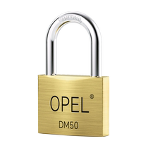 OPEL copper lock padlock household waterproof rust-proof and anti-theft warehouse large iron door cabinet bookcase compartment open small lock