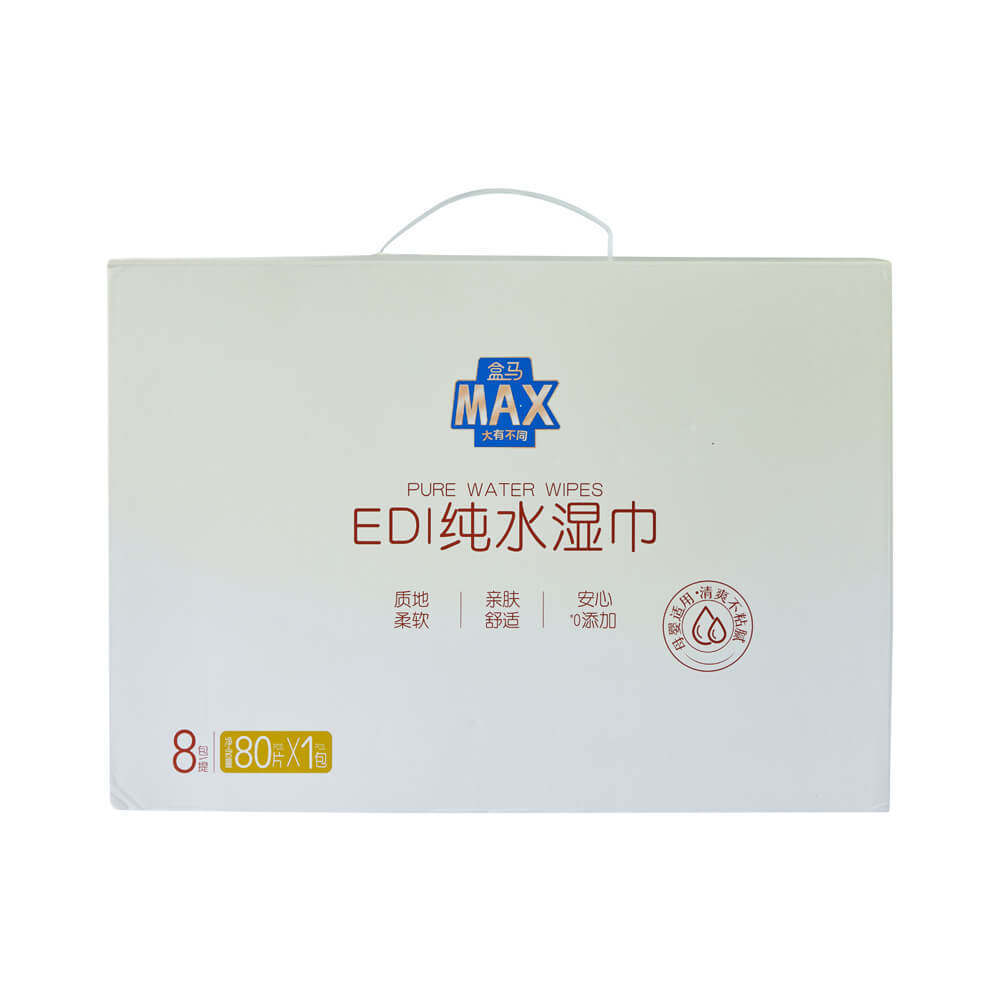 盒马手口专用EDI纯水湿巾80片：你的生活清洁新宠儿，安全与便捷的完美结合！