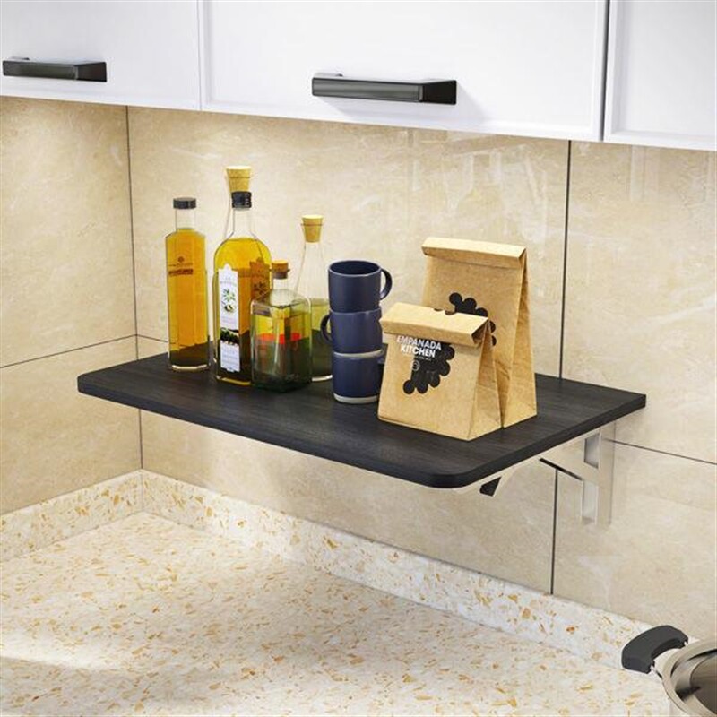 Kitchen Extension Plate Foldable Free Punched Wall Partition Frame Folding Wall Hanging Learning Table Wall Table