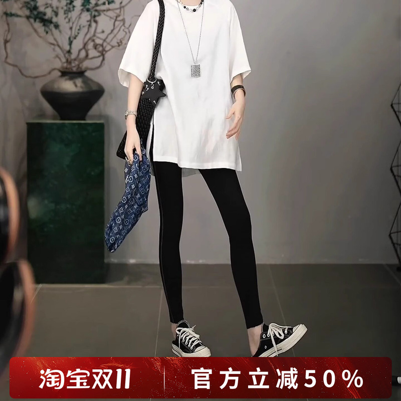 Rongrong [Line-Pressing Slimming Leggings] High-Waisted, Three-Dimensional Waist Shaping, Leg-Slimming, Skin-Friendly Leggings 25661