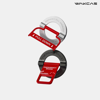 Wakcas Emergency Handle Magnetic Phone Holder Original Design Trendy Rotating Stand Metal Niche Magnetic Stand Aluminum Anti-Drop Stand Suitable for Xiaomi 14 Apple 15 16 All Series