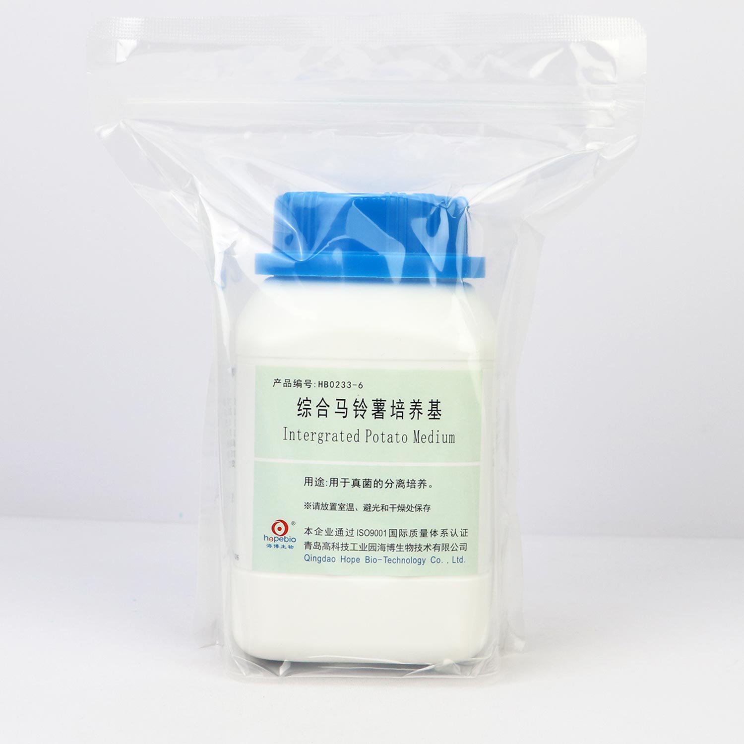 综合马铃薯培养基 HB0233-6 250g 青岛海博生物