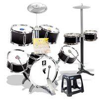 High-end childrens drum set jazz drum instrument toy early education beginners enlightenment rhythm training percussion 123456 years old