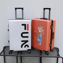 TAO customized gift trolley suitcase universal wheel aluminum frame suitcase male and female student cartoon password box