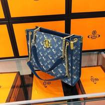 TAO Taiwan Hong Kongs latest haze blue womens bag 2023 new big brand luxury shoulder tote bag large capacity