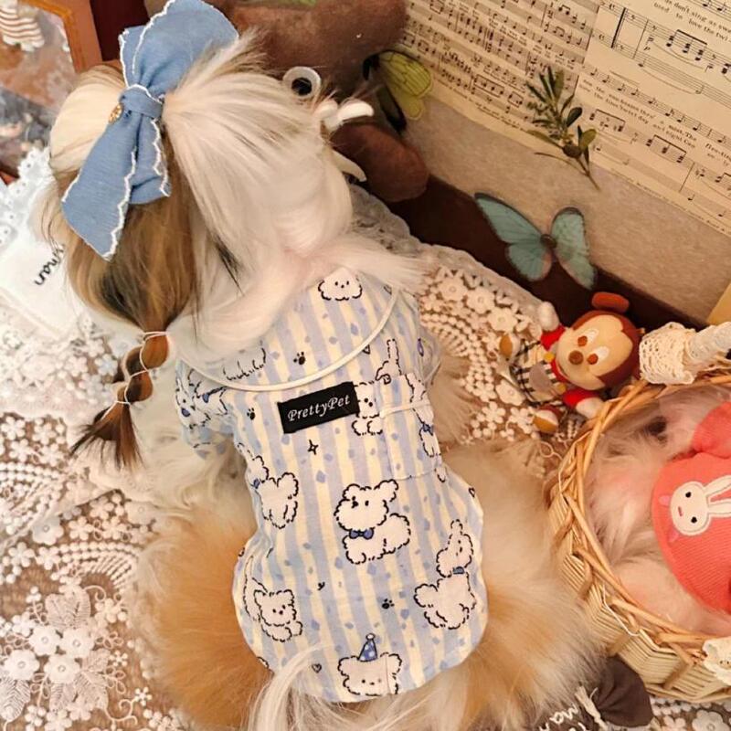 Pet Clothes Autumn New Style Cute Dog Shirt Home Wear Small Dog Teddy Bichon Maltese Pajamas Pet Clothes Autumn New Style Cute Dog Shirt Home Wear Small Dog Teddy Bichon Maltese Pajamas