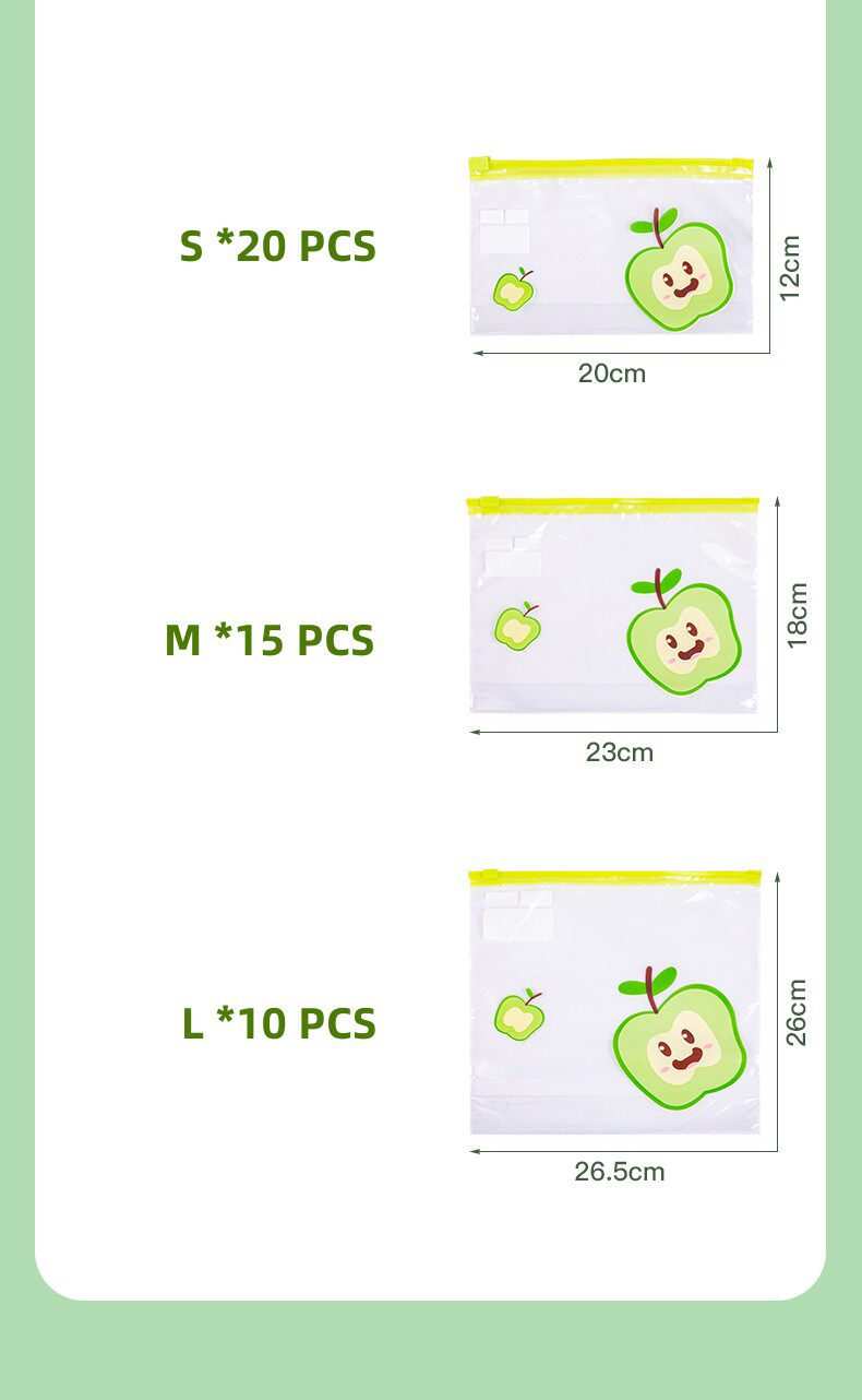 товар из китая reusable zip lock bag food grade transparent storage bag wit 0431