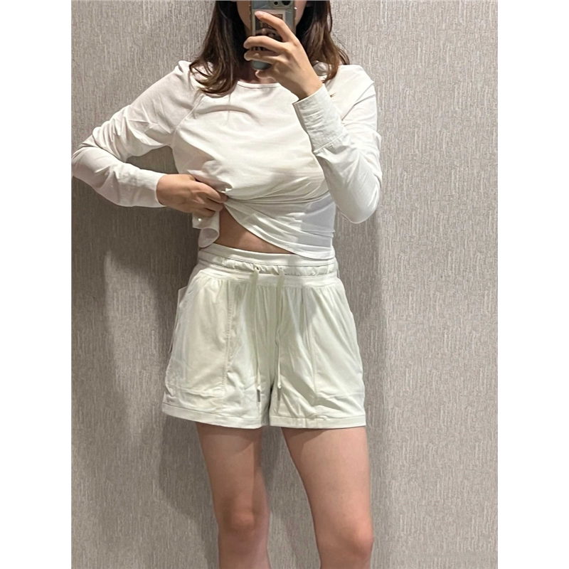 Dance Studio High-Waisted Yoga Shorts for Women, Quick-Drying, Breathable, Casual Sports 3.5inch Shorts