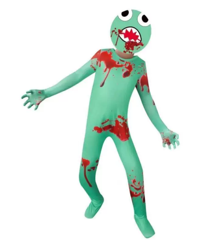 Хэллоуин костюм монстра из радужного друга ROBLOX к cos clothing синий зеленый фиолетовый оранжевый маленький монстр костюм комбинезон