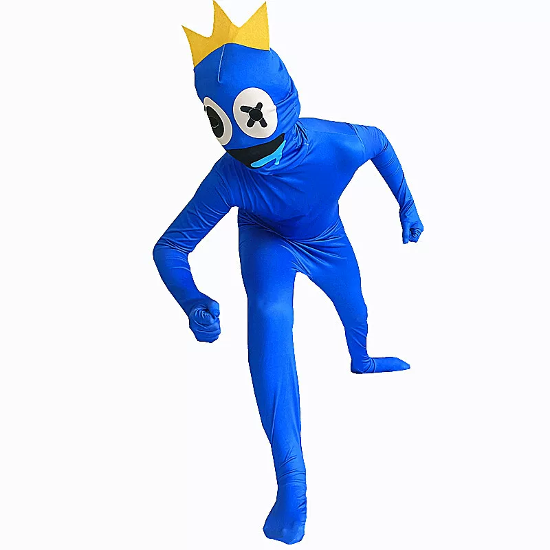 Хэллоуин костюм монстра из радужного друга ROBLOX к cos clothing синий зеленый фиолетовый оранжевый маленький монстр костюм комбинезон