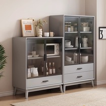 Zhao Jiangshijia Nordic solid wood sideboard modern minimalist living room sofa side cabinet kitchen storage storage cabinet