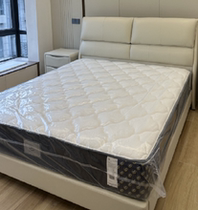 Serta-UN-08 bed frame 1 8m half leather bed