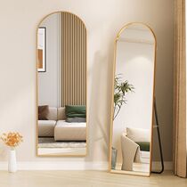 Signmaker full-length mirror dressing mirror girl internet celebrity bedroom light luxury makeup mirror wall-mounted three-dimensional fitting mirror floor-standing mirror