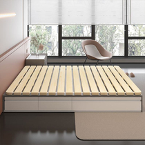 Senzong solid wood bed board moisture-proof row frame tatami breathable stacked waist guard hard bed board rollable mattress frame