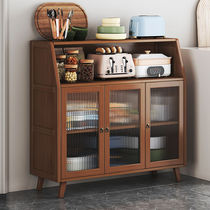 Dongwo mighty kitchen sideboard wall-mounted high cabinet solid wood integrated storage cabinet family multi-functional storage cabinet
