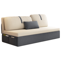 Baiying Sofa Bed Folding Dual-Purpose Retractable Bed for Small Apartments Internet Celebrity Living Room 2024 New Multifunctional Bed